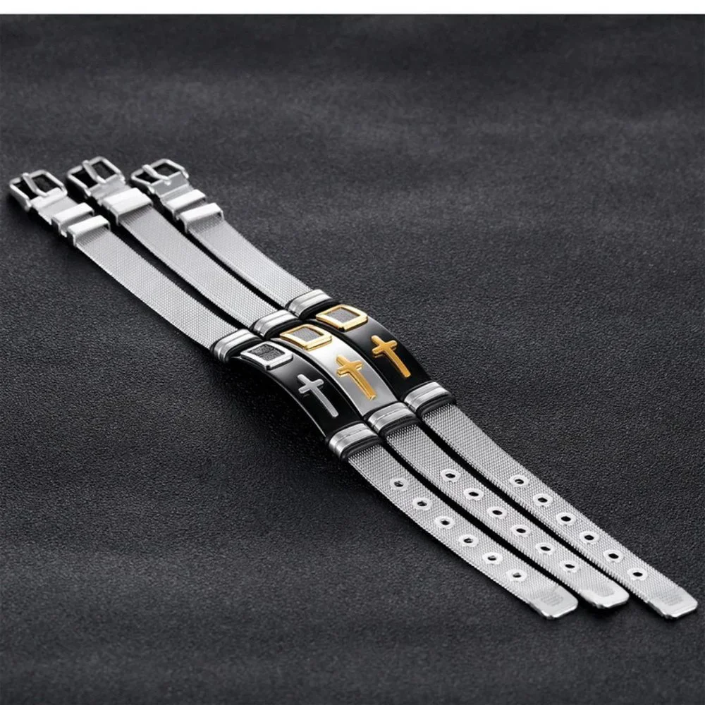 men cross bracelet - Picture 2 of 3